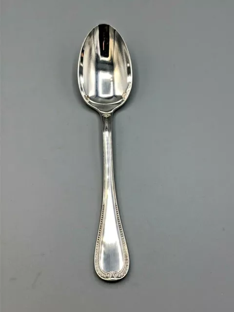 Malmaison by Christofle France Silverplate individual Place Soup Spoons 6.75"