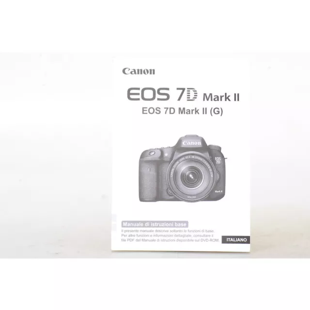 Canon EOS 7D Mark II Corto Manual de Uso / Manuale Di Instrucciones Base / It