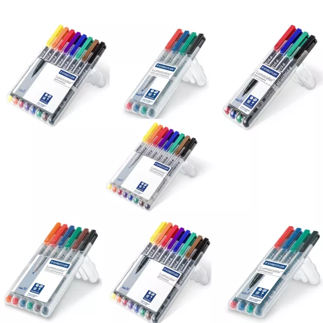 Staedtler Lumocolor Folienstift permanent non-permanent Marker Etui Folienstifte