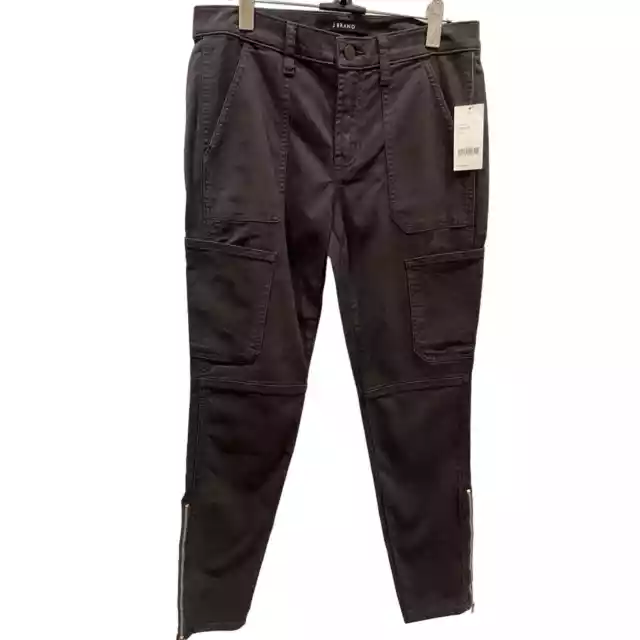 J Brand Black Skinny Mid-rise Utility Cargo Pant NWT Size 27