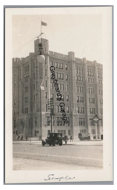 RPPC Gas Station Conway Temple University PHILADELPHIA PA Real Photo Postcard RPPC Gas Station Conway Temple University PHILADELPHIA PA Real Photo Postcard
