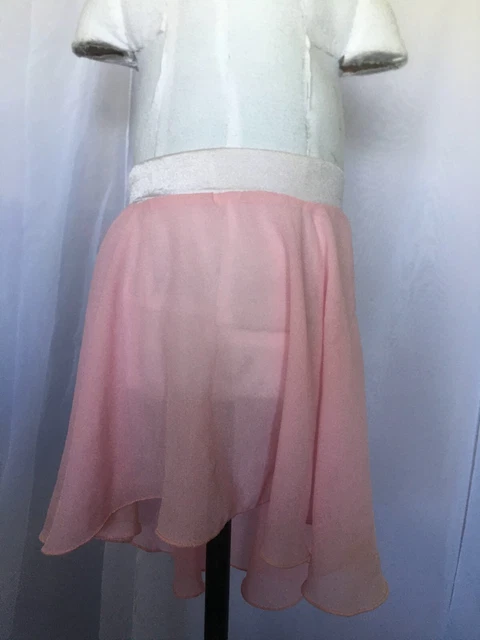 Child Slip On Sheer Ballet Skirt Pink:Cosplay/Halloween/Dancewear/Ballet/DressUp