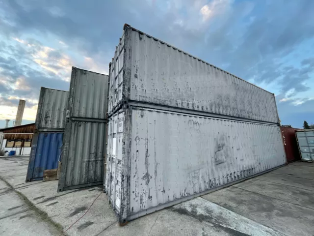 40 Fuß high cube Schiffscontainer Container Lager Reifenlager Materialcontainer