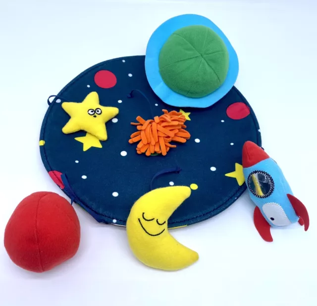 Ikea Klappa Hanging Space Decoration with Planets Stars Moon Rocket  for Crib