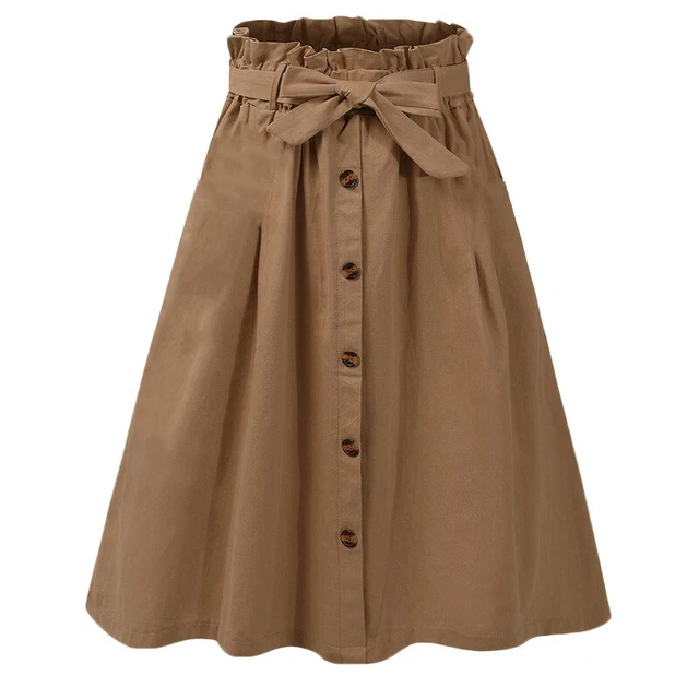 Jean évasé Denim de coton et lin à motif Barocco beige