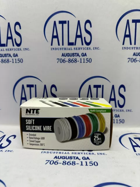 Wire Assortment Kit Soft Silicone 22AWG stranded 6 Colors 25 ft each color