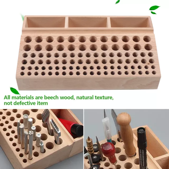 3 fessure 98 fori scaffale legno pelle artigianato strumento artigianale supporto scatola