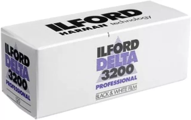 Película rodante Ilford Delta 3200 120 S/W B/W película en blanco y negro película blanca