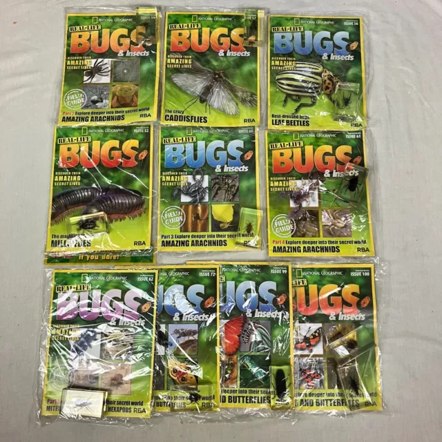 National Geographic Real Life Bugs & Insects - Choose Magazines and Bugs - NEW