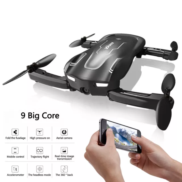 SYMA Z1 Foldable RC Drone WiFi HD FPV Quadcopter Flight-plan APP Helicopter