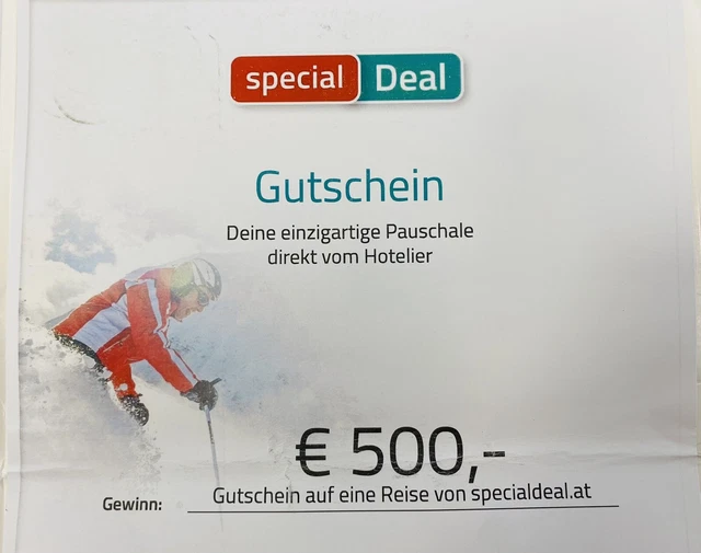 Reise Gutschein bei Specialdeal.at