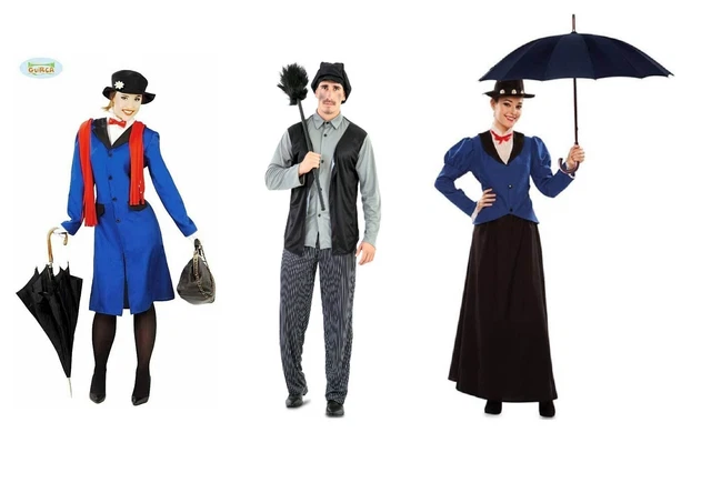 CARNEVALE HALLOWEEN VESTITO Mary Poppins Spazzacamino Cosplay Baby