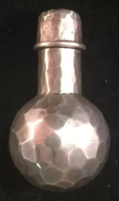 Shiebler Hand Hammered Sterling Silver Aesthetic Period Scent / Perfume Bottle