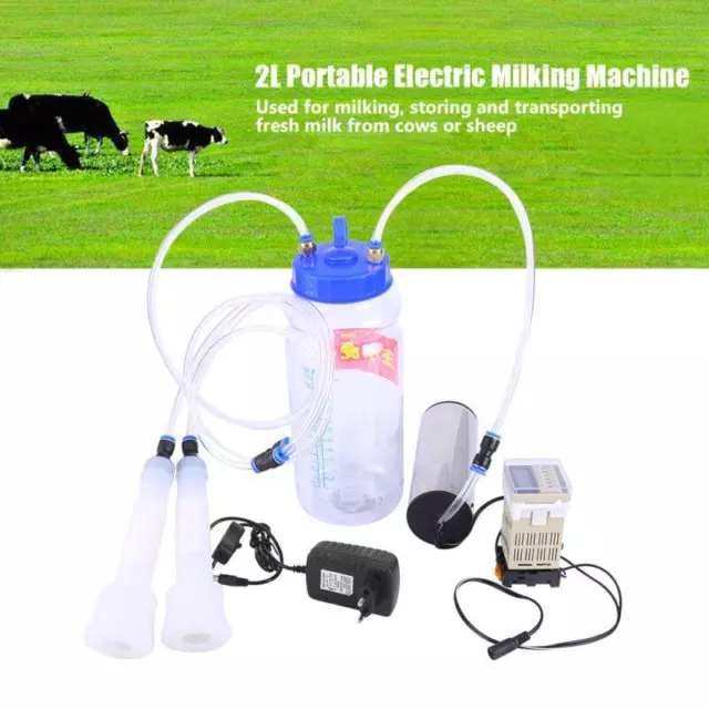 Elektrische Milchmaschine zum Melken von Kühen, Ziegen, Melker-Eimer-Tester