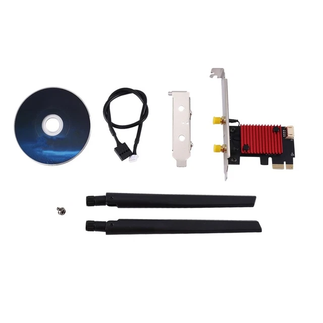 Scheda Rete Intel Ax210 Wifi 6e Scheda Di Rete WiFi 6E Mini PCI-E AX210 - Bluetooth 5.2, Fino A 3000 Mbps, 802.11AX Scheda Rete Wifi - Foto 10