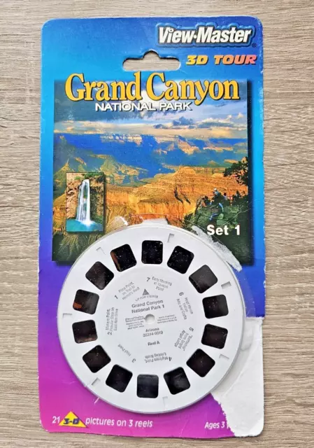 Grand Canyon National Park Viewmaster Rollen Set 35314 Selten Komplett Q555