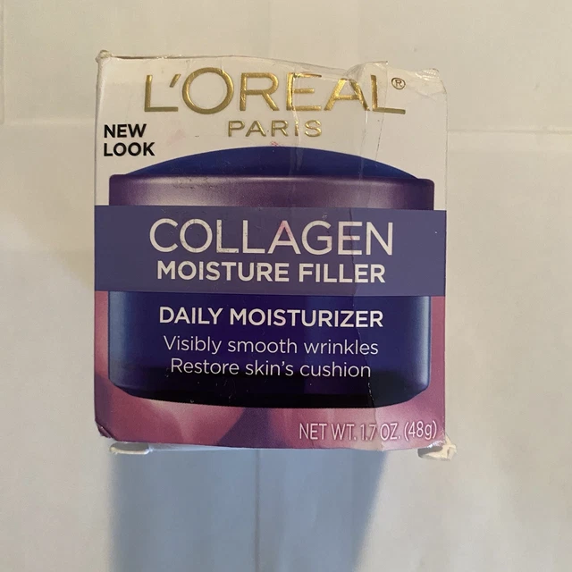L'Oreal Paris Collagen Moisture Filler Facial Treatment Day Night Cream 1.7 oz L'Oreal Paris Collagen Moisture Filler Facial Treatment Day Night Cream 1.7 oz