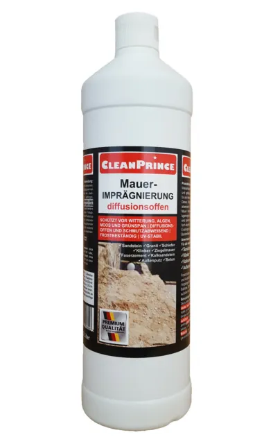 Impregnazione muro 1 litro | cemento arenaria granito pietra naturale impregnazione