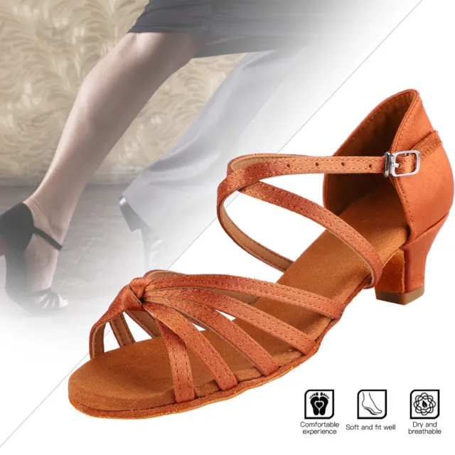 Chaussure De Danse Chaussures Latines Antidérapantes Et Respirantes Sans