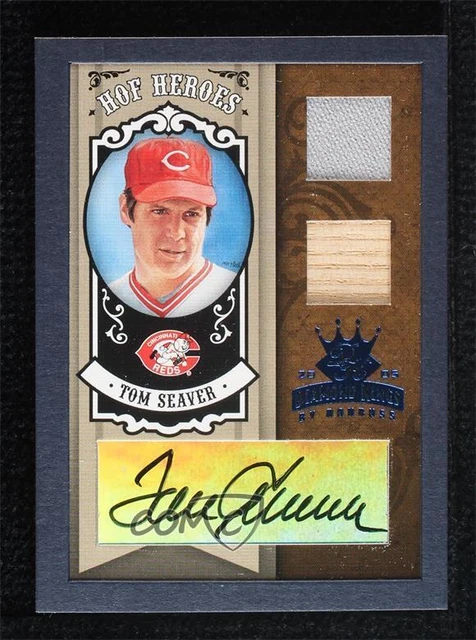 2005 Donruss Diamond Kings Blue Framed Materials Signatures /10 Tom Seaver Auto 2005 Donruss Diamond Kings Blue Framed Materials Signatures /10 Tom Seaver Auto