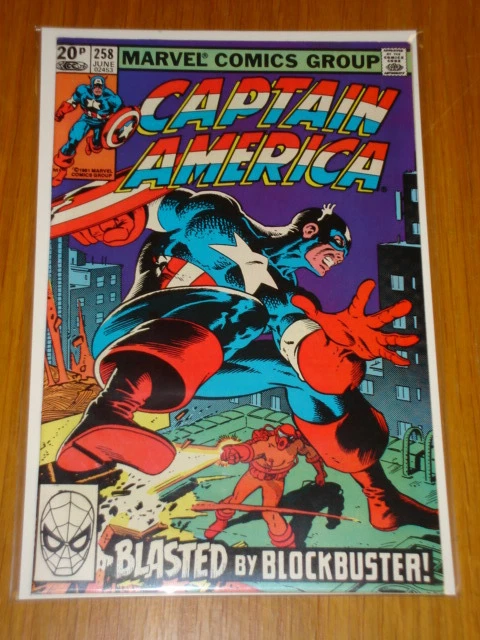 Captain America #258 Marvel Comic Near Mint Condition June 1981