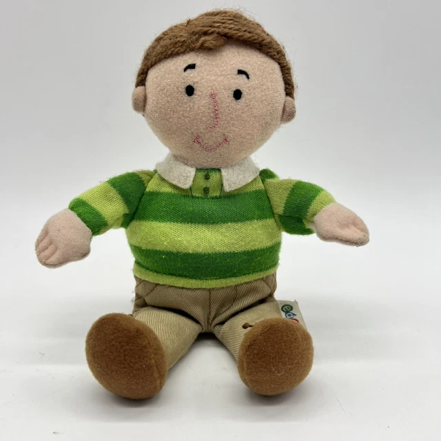 Eden Blues Clue's Steve Doll Green Shirt Plush 1999 Yarn Hair 13" plush toy vtg Eden Blues Clue's Steve Doll Green Shirt Plush 1999 Yarn Hair 13" plush toy vtg