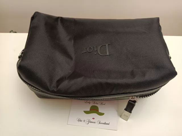 Dior Trousse Pochette Clutch Busta Tessuto Tecnico Nero 2