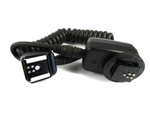 Auténtico zapato a zapato y cable espiral fuera de cámara Canon HSA-2