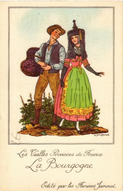 CPA Les Vieilles Provinces de France - Burgundy - Folklore - Types (482689)