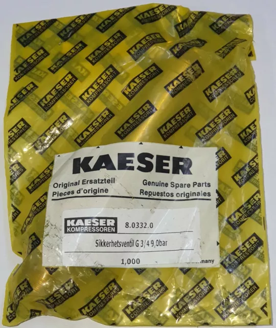 KAESER KOMPRESSOREN Véritable Pièces de Rechange Soupape de Sécurité 8.0332.0 G