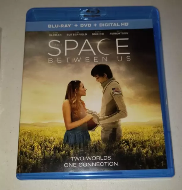 "THE SPACE BETWEEN US" Blu-ray/DVD YA Sci-Fi Romance Asa Butterfield Gary Oldman