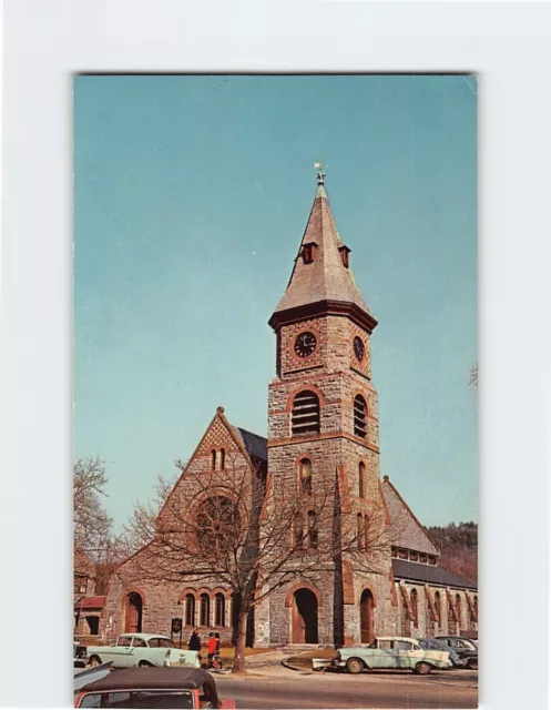 Postcard Congregational Church, Great Barrington, Massachusetts