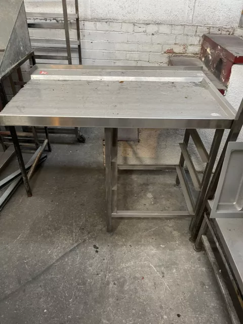 Commercial Stainless Steel Dishwasher Table - Choice Of 6 - Good Condition