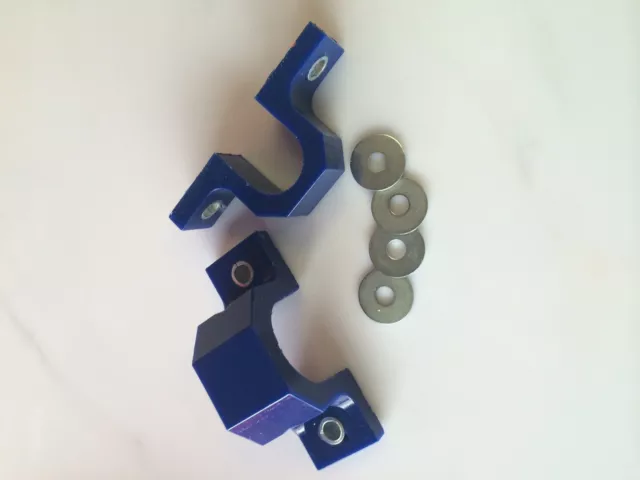 Ford Capri MK2 & 3 Blue steering rack Clamps in Duraflex Extreme Polyurethane