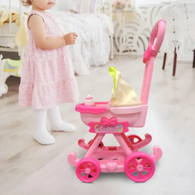 Baby Doll Stroller Dollhouse Decorations Learning Activities Educational