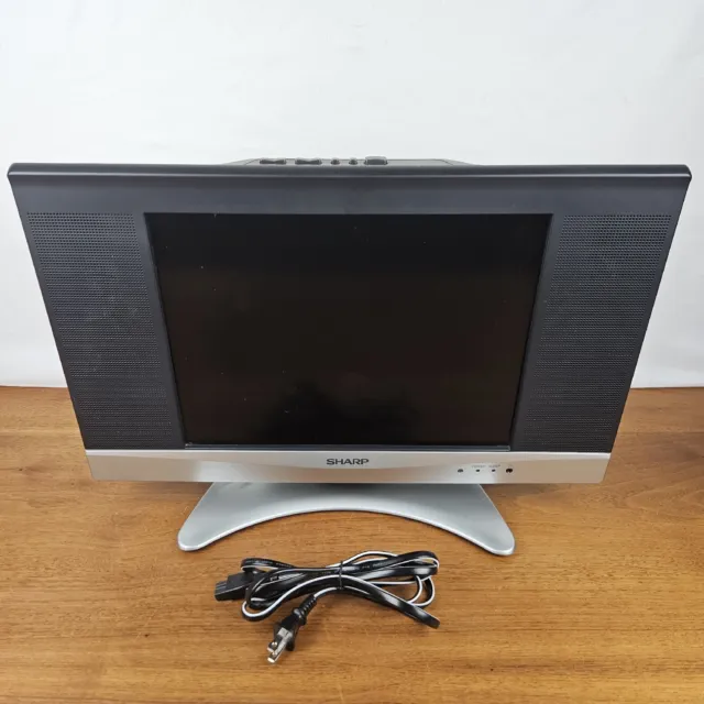 Sharp Liquid Crystal TV 15" Silver Gaming Monitor Model LC-15AV6U 4/3