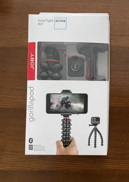 Joby Gorillapod GripTight Action Kit Black TriPod for Cell Phone