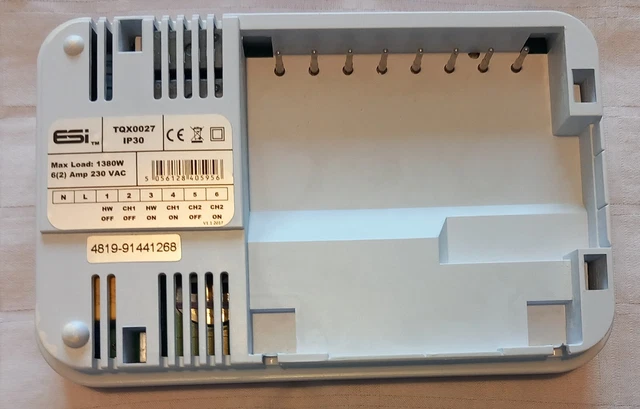 THERMAQ 3 CHANNEL Digital Programmer TQX0027 with 2 Wired Room ...