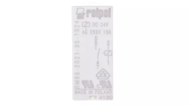 Relais miniature 1Z 16A 24V DC PCB AgNi RM85-2021-35-1024 600104 /T2FR