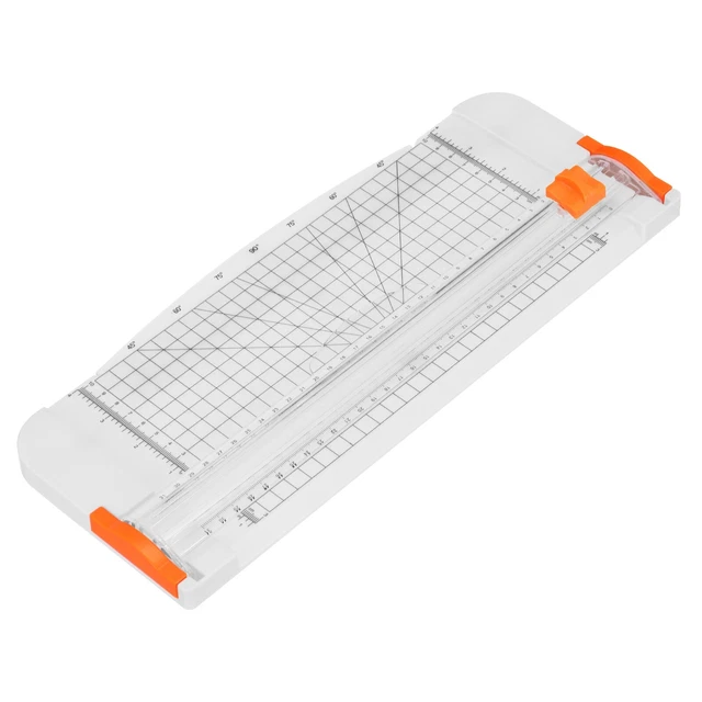 12 INCH PAPER Trimmer, A4 Size Portable Paper Slicer with Side Ruler ...