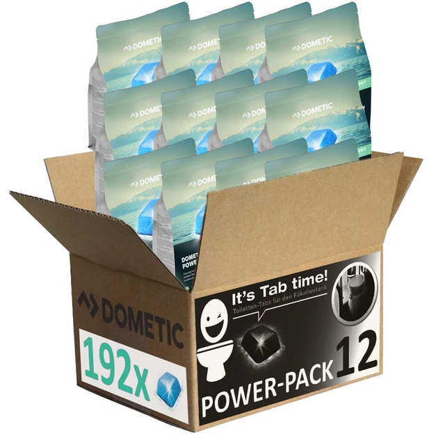 PowerCare Tabs DOMETIC - additif en dosettes pour WC chimique de camping-car et van - H2R Equipements