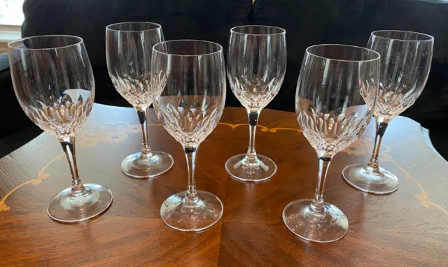 Wine Capella by Cristal d'Arques-Durand; Crystal White Wine Glasses; set of 6
