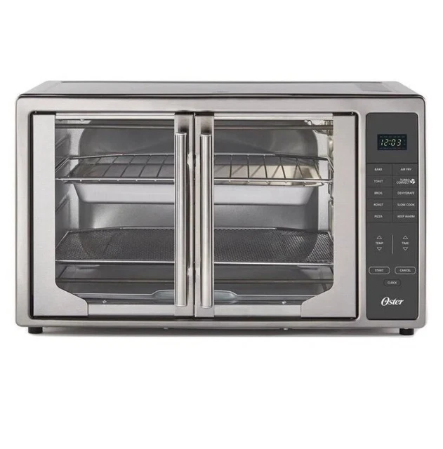 OSTER XL AIR Fry Digital 10in1 French Door Countertop Toaster Oven