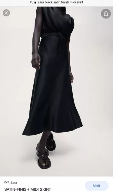 Bias cut skirt zara shop
