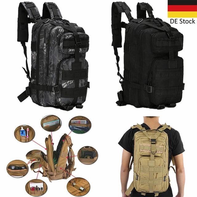 30L MOLLE ARMY Rucksack Bundeswehr Trekking Armee Outdoor Kampfrucksack