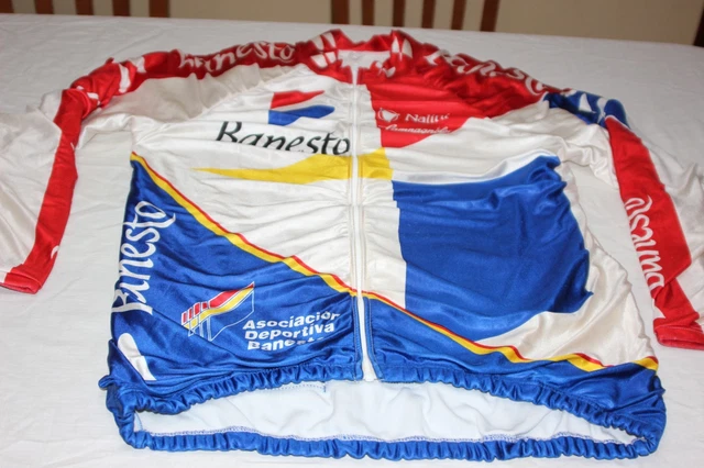 Maillot Cyclisme Vintage Fassa Bortolo Nalini 2005 - Taille 2XL/6 - Blanc - Homme