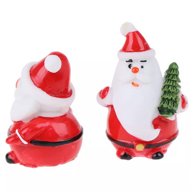 Santa Claus Snowman DIY Miniature Figurine Xmas Garden Decor Micro Landsc Sh-yy 9
