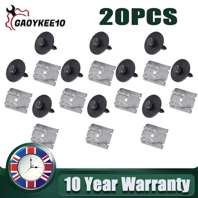 Unique Bargains 24pcs Auto Engine Undertray Clips Screws Under Cover Rivets For Benz E Class W211 - Foto 9