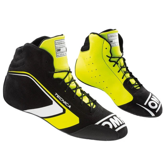Scarpe One Evo Tecnica Nero/Giallo Fluo Tg 37 Fia 8856-2018