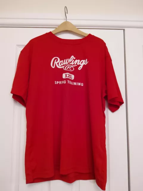 Mens Rawlings Baseball  T Shirt Size L Excellent Con